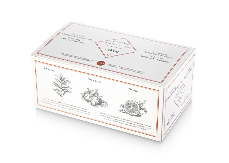 HERBAL & TEAS ORGANIC STRAWBERRY–ORANGE WHITE TEA HERBAL & TEAS ORGANIC STRAWBERRY–ORANGE WHITE TEA