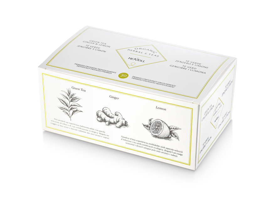 HERBAL & TEAS ORGANIC GINGER–LEMON GREEN TEA HERBAL & TEAS ORGANIC GINGER–LEMON GREEN TEA