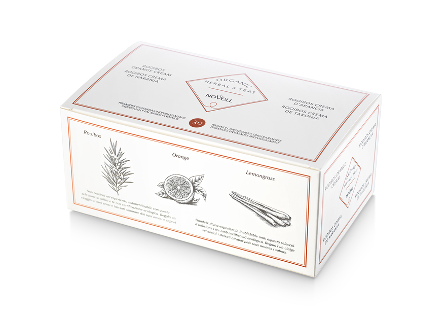HERBAL & TEAS ORGANIC ORANGE CREAM ROOIBOS HERBAL & TEAS ORGANIC ORANGE CREAM ROOIBOS