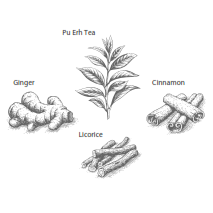 HERBAL & TEAS ORGANIC PU ERH CHAI TEA HERBAL & TEAS ORGANIC PU ERH CHAI TEA